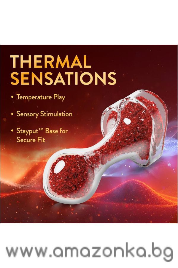 Lustre Red Anal Plug