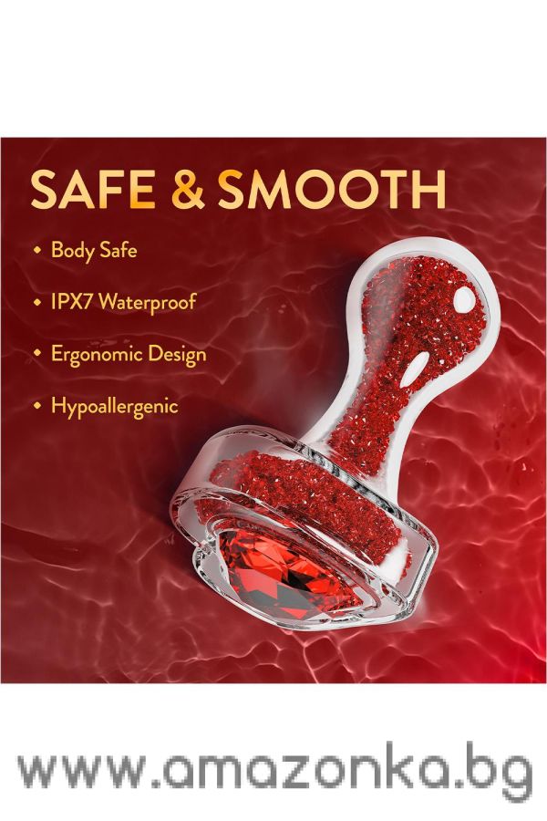 Lustre Red Anal Plug