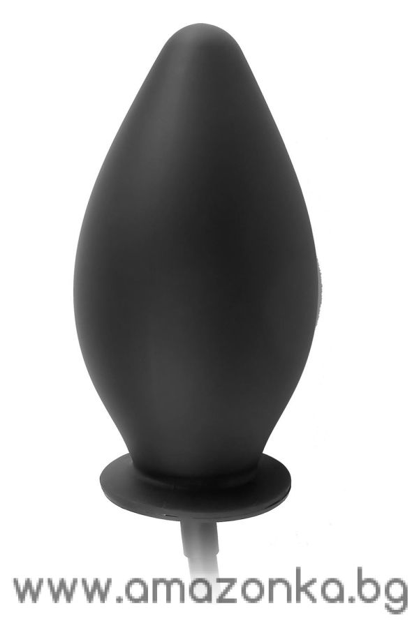 Inflatable Silicone Plug Black 