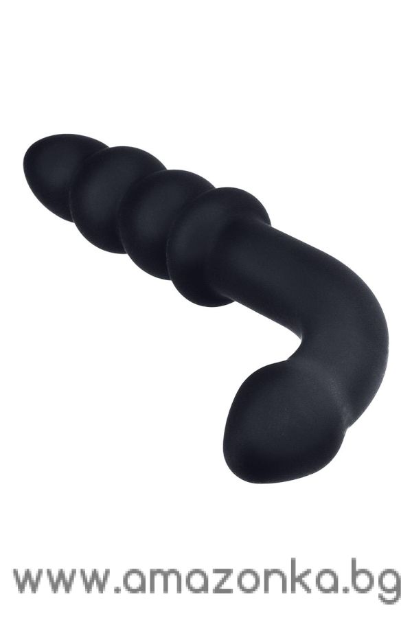 6.5 Inch Silicone Double Headed Plug Black