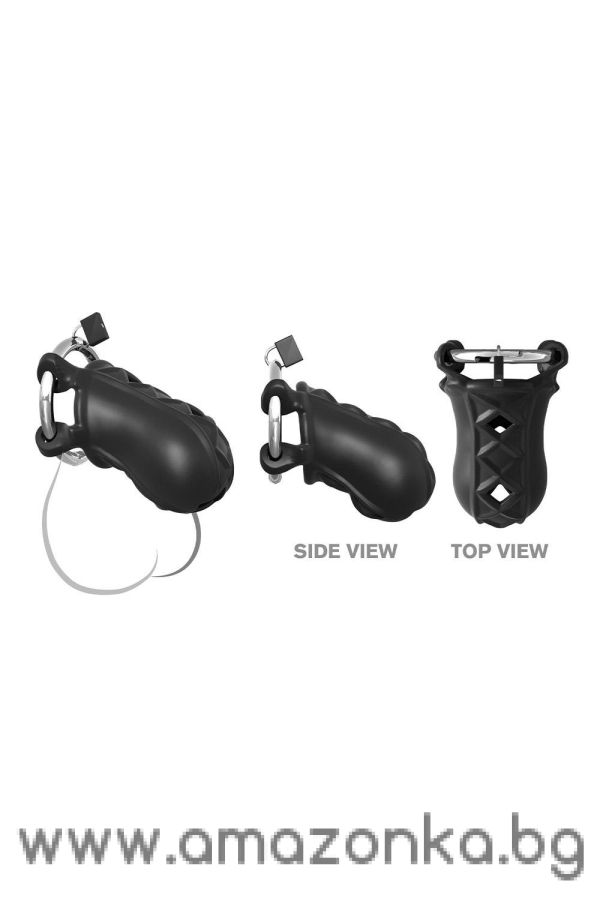 Extreme Silicone Cock Blocker Black