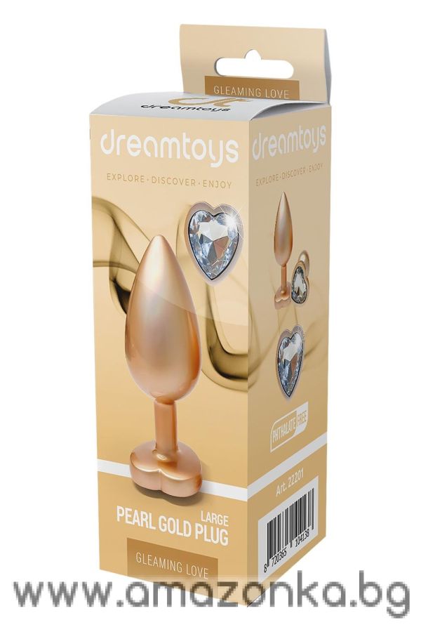 Pearl Gold Plug Large