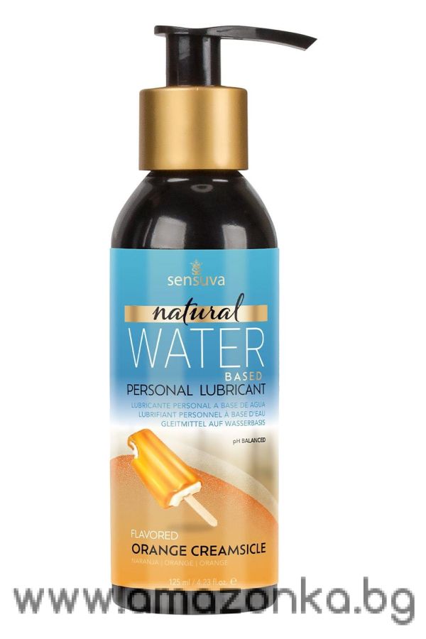 Natural Water-Based Personal Lubricant Orange Creamsicle 125Ml
