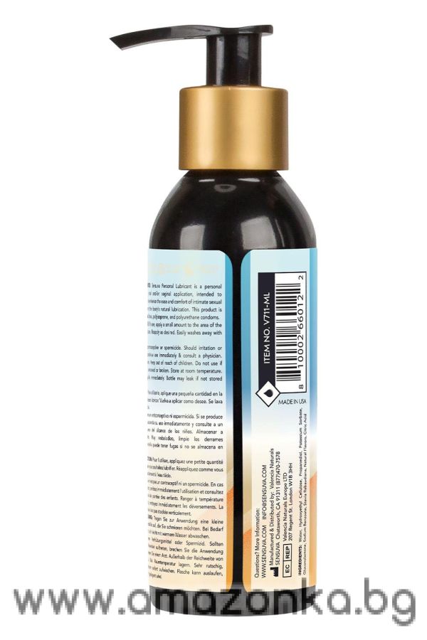 Natural Water-Based Personal Lubricant Orange Creamsicle 125Ml