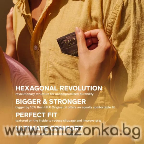 LELO HEX RESPECT XL 1-Condom