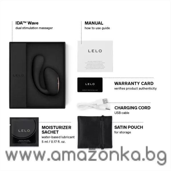 LELO Ida Wave with APP -BLACK