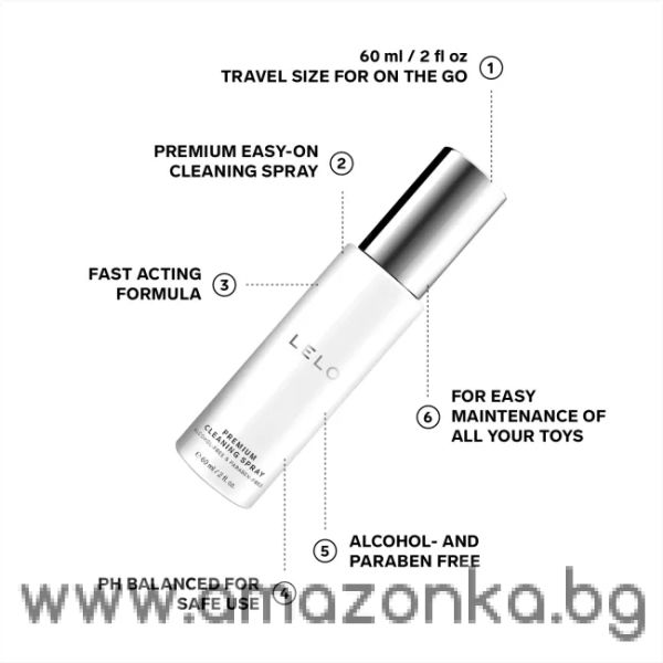 LELO (Toy) Cleaning Spray 60 mL/ 2 oz. 