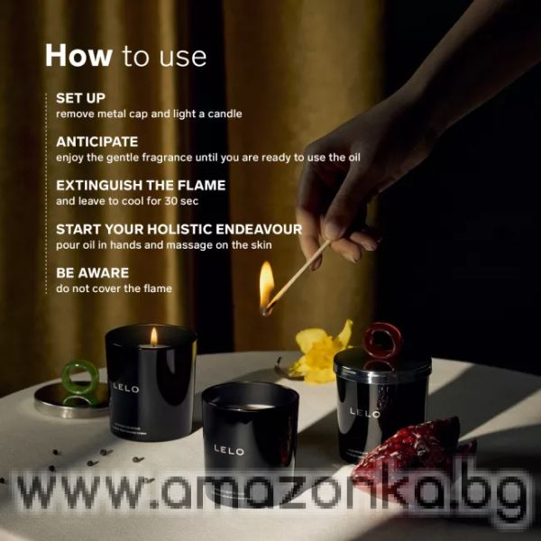 Massage Candle Black Pepper & Pomegranate