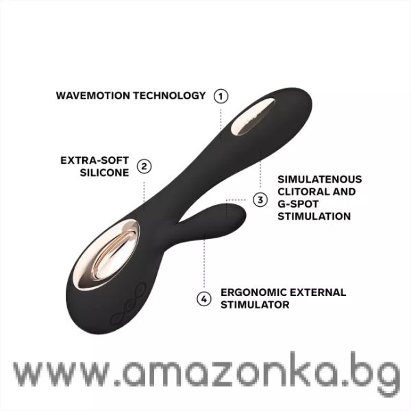 LELO Vibe Soraya Wave Black