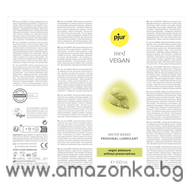 pjur med VEGAN (100 ml