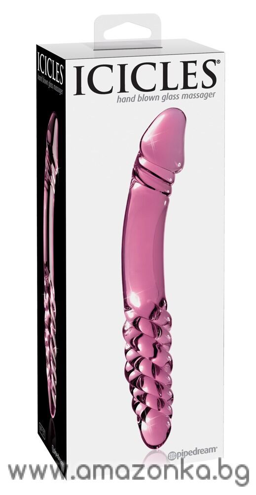 Hand-blown glass dildo-No. 57