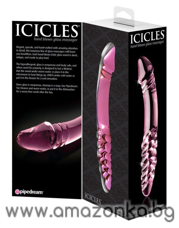 Hand-blown glass dildo-No. 57