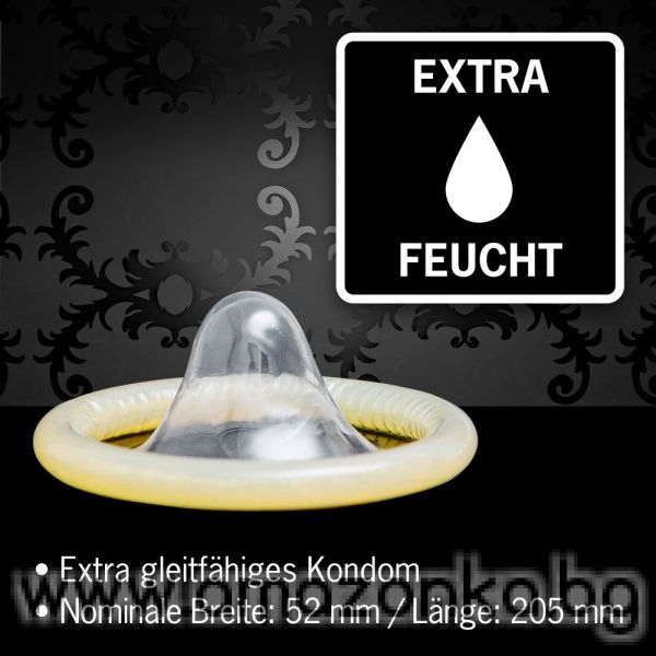 London-Kondom Q600 feucht-Много тънки със силиконов лубрикант