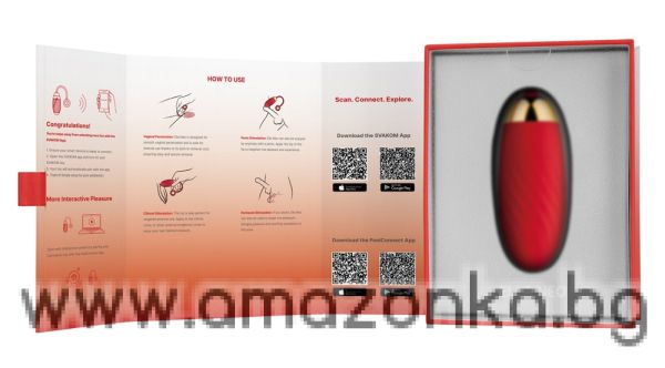 Интерактивно вибро яйце-Ella Neo-SVAKOM-контрол на дълги разстояния (по всяко време и навсякъде по света)