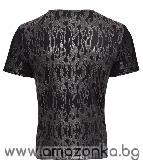 Подчертаваща тениска от Svenjoyment е с къси ръкави.Size:L