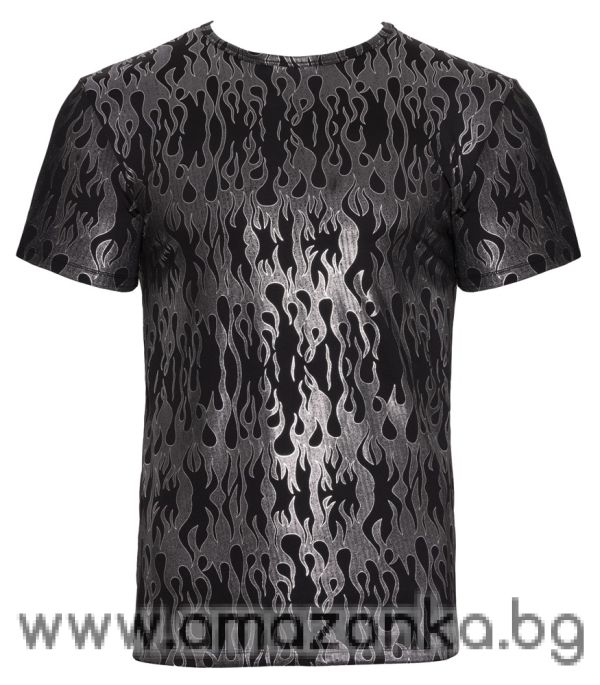 Подчертаваща тениска от Svenjoyment е с къси ръкави.Size:XL