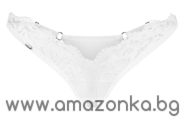 Obsessive Arrowel Thong- Colour: white Size:S/M
