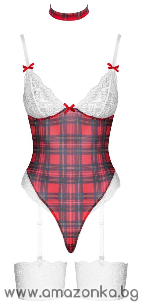 Cottelli LINGERIE Plaid Body-Size:S