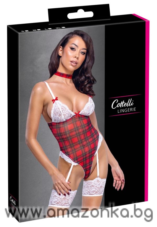 Cottelli LINGERIE Plaid Body-Size:S