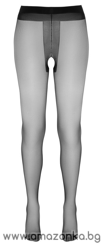 Cottelli LEGWEAR Open Crotch Tights-Size:3