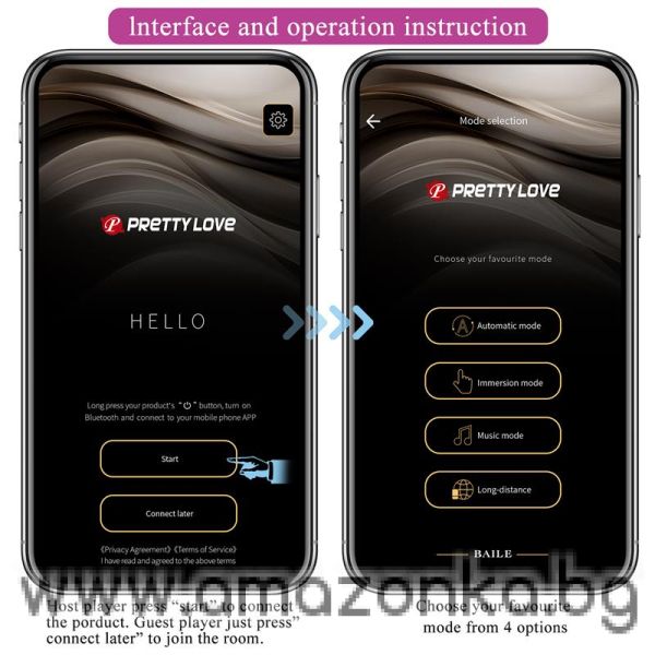 PRETTYLOVE Hazelynn Stimulator with APP