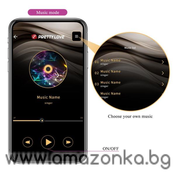 PRETTYLOVE Hazelynn Stimulator with APP