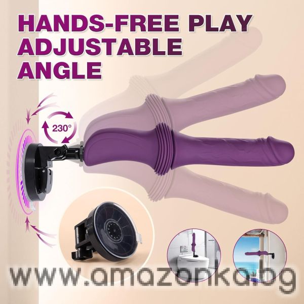 Sex Toys Dildo thruster Vibrator Machine – 12.85” Realistic Vibrating Dildo