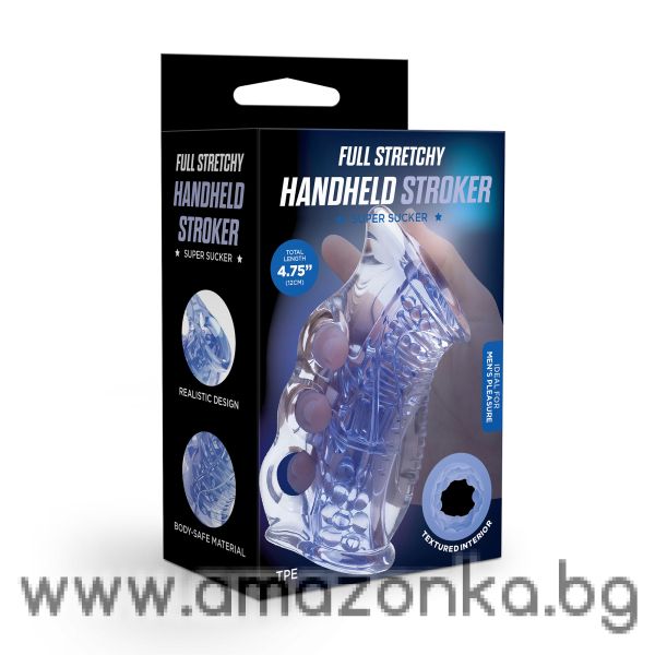 Super Sucker Full Stretchy Handheld Stroker