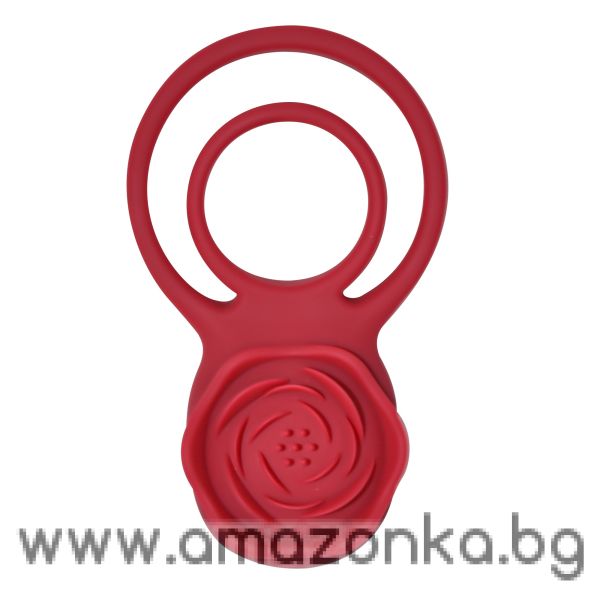 Hot Rose COCK RING 2 IN 1 Thrusting Massager