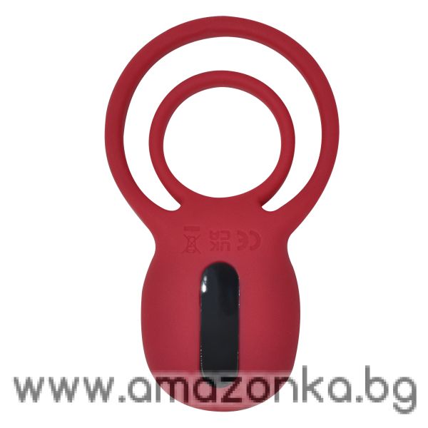 Hot Rose COCK RING 2 IN 1 Thrusting Massager