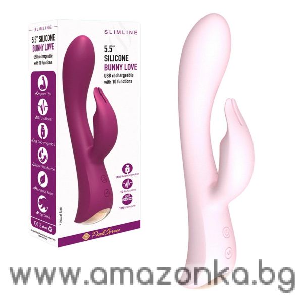 BUNNY LOVE SLIMLINE RABBIT VIBRATOR