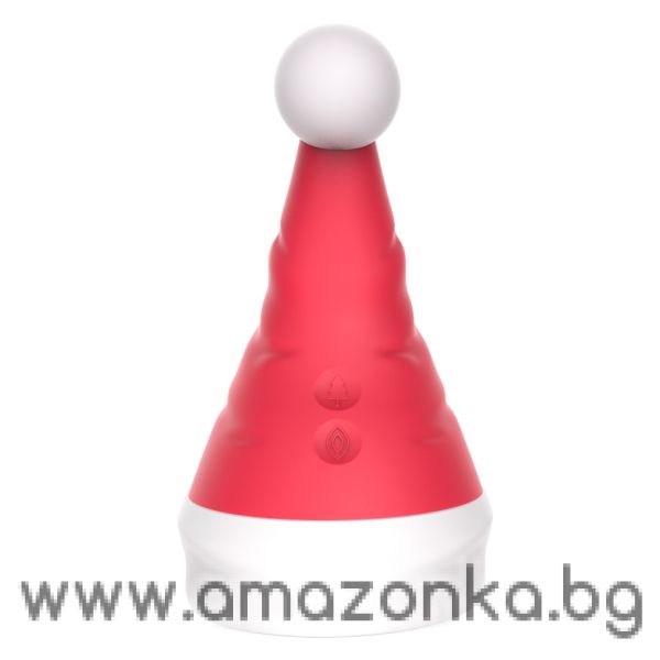 Santa Hat Vibrator-RED