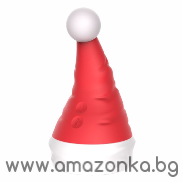 Santa Hat Vibrator-RED