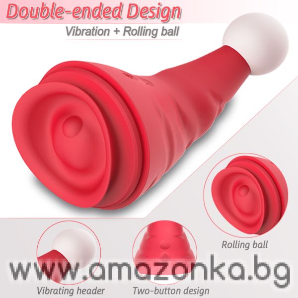 Santa Hat Vibrator-RED