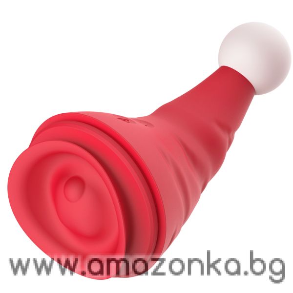 Santa Hat Vibrator-RED