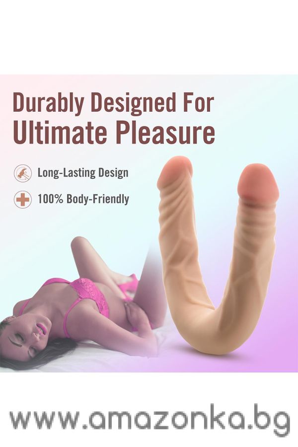Plus 14” Posable Double Dong Beige