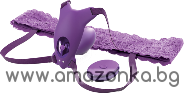 Ultimate G-Spot Butterfly Strap-On Purple