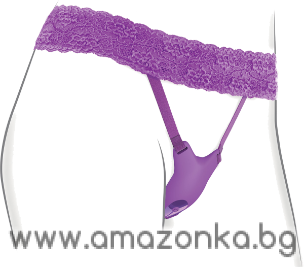 Ultimate G-Spot Butterfly Strap-On Purple
