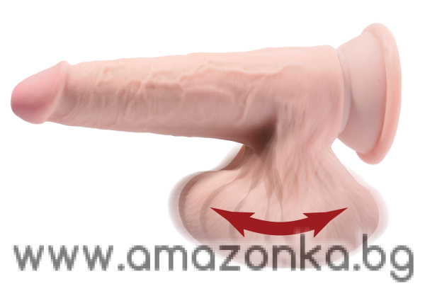 9 Inch Triple Density Cock With Swinging Balls Light