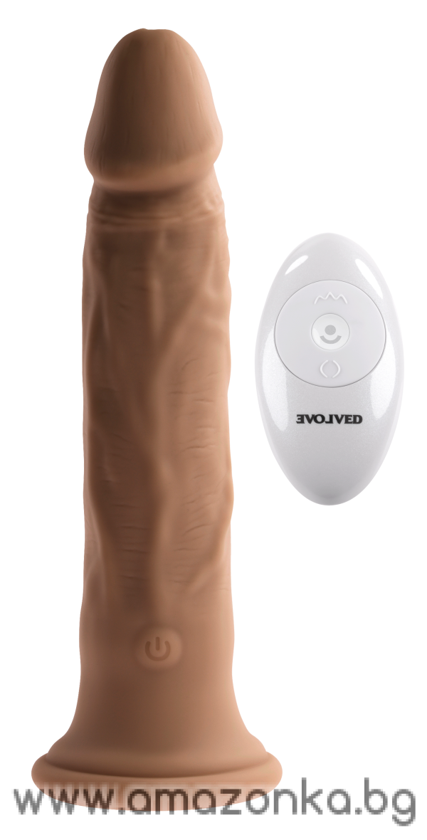EVOLVED TWIRL JAM 9.25 INCH DARK FLESH