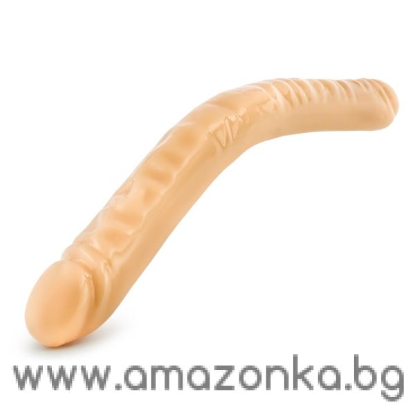 B YOURS 18INCH DOUBLE DILDO BEIGE