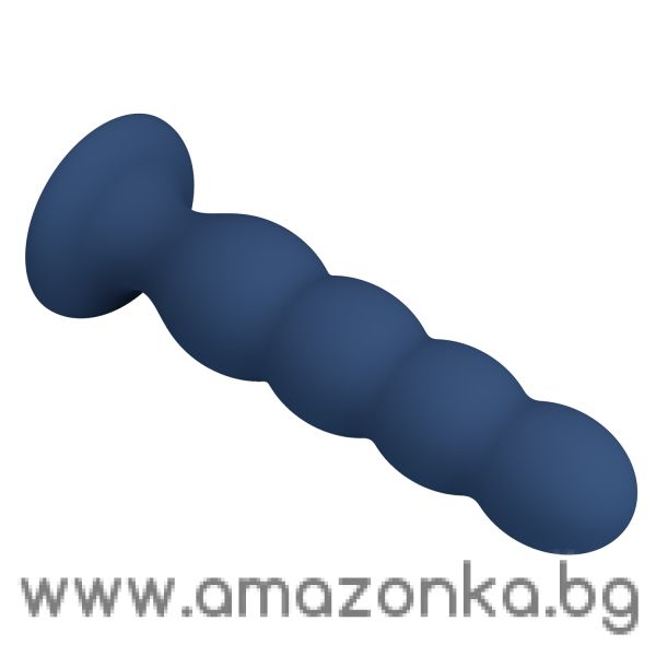 Mr. Play Metal & Liquid Silicone Anal Plug with 4 Metal Balls