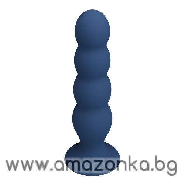 Mr. Play Metal & Liquid Silicone Anal Plug with 4 Metal Balls