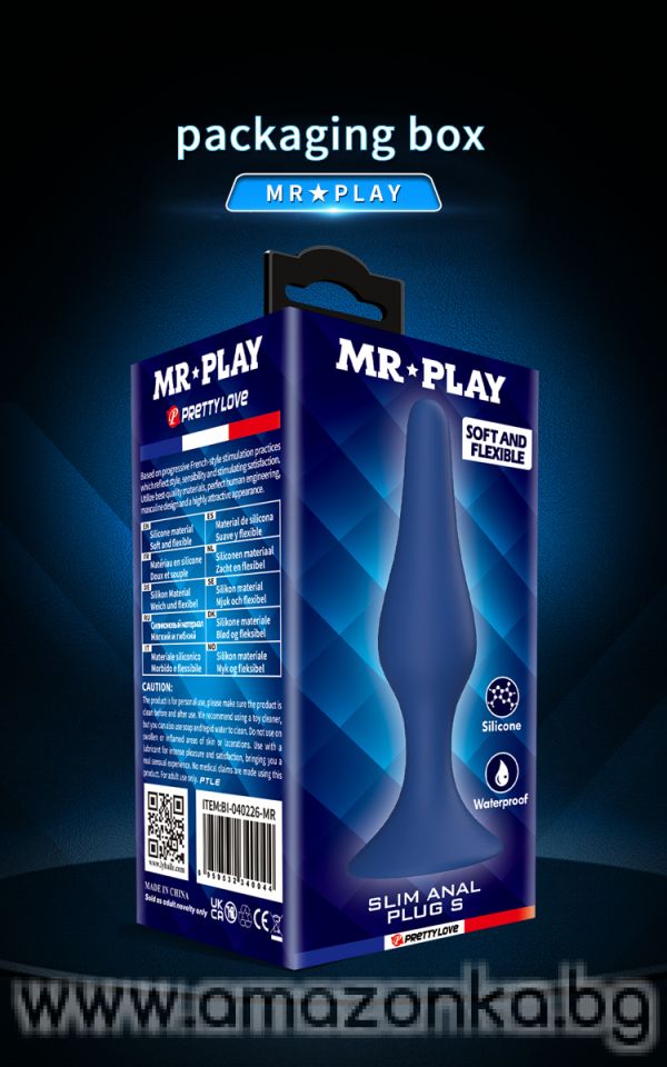 Mr Play Slim Anal Plug S