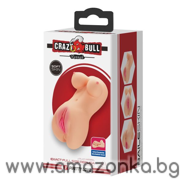 Мастурбатор Crazy Bull Hannah