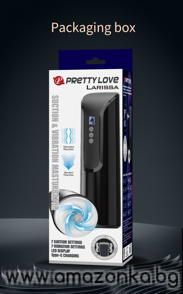 Pretty Love Larissa Suction & Vibration Masturbator.