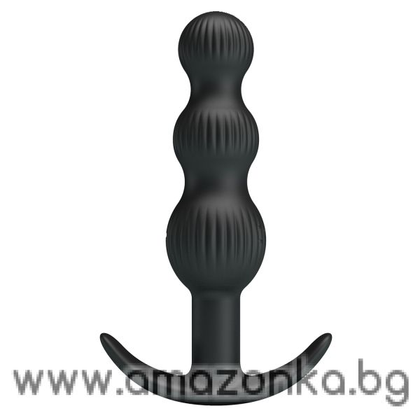 Силиконови анални топчета с вибрация и USB зареждане Pretty Love Sidney– 16 см