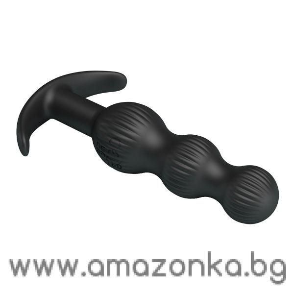 Силиконови анални топчета с вибрация и USB зареждане Pretty Love Sidney– 16 см