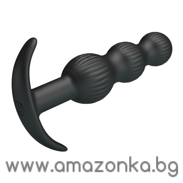 Силиконови анални топчета с вибрация и USB зареждане Pretty Love Sidney– 16 см