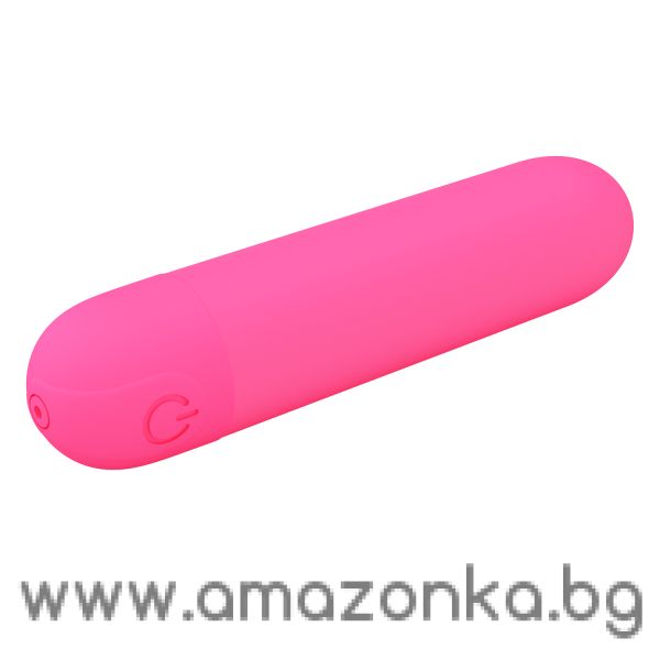 Мини USB презареждаем виброкуршум Pretty Love-Stefan-10 функции Розов